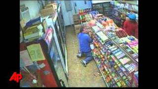 Raw Video Shootout With Store Robbers [upl. by Crandale948]