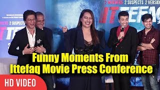 UNCUT  Ittefaq Movie Press Conference  Shahrukh Khan Sonakshi Sinha Sidharth Malhotra Karan [upl. by Nauqram207]