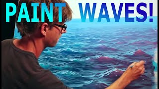 How To Paint Waves  Lesson 1  Shape [upl. by Eanil]