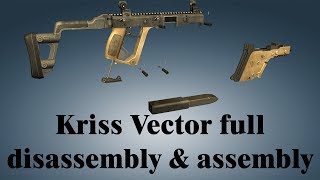 Kriss Vector full disassembly amp assembly [upl. by Procter]