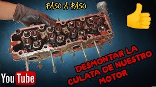 COMO DESMONTAR LA CULATA DEL MOTOR  PARTE 2 [upl. by Ahcorb928]