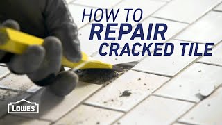 How To Repair a Cracked Tile [upl. by Lahcym]