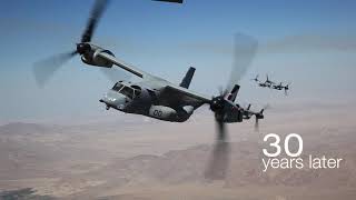 THREE DECADES  BellBoeing V22 Osprey Anniversary [upl. by Satsoc142]