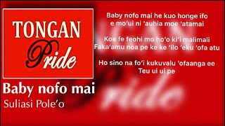 Suliasi Poleo  Baby nofo mai lyrics Tongan Love song [upl. by Traweek898]