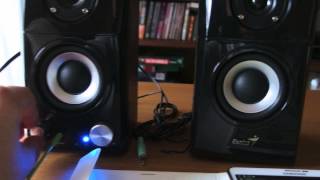 Genius SPHF500A unboxing amp sound test [upl. by Annaiv]