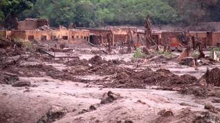 Dam collapse creates environmental disaster in Brazil [upl. by Aube]