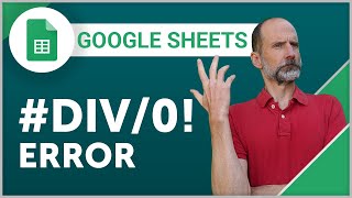 Google Sheets  The DIV0 Error and How to Fix It [upl. by Leonardi]