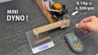 Simplest DYNO for RC Engines  Prony Brake Dynamometer [upl. by Susejedairam]