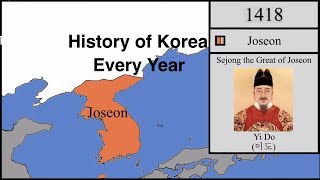 History of Korea Every Year [upl. by Deeann217]