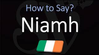 How to Pronounce Niamh CORRECTLY Irish Names Pronunciation [upl. by Pfeifer]