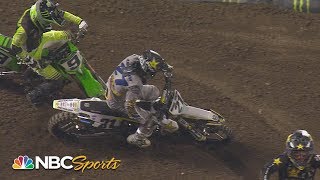 Supercross Round 3 at Anaheim  450SX EXTENDED HIGHLIGHTS  Motorsports on NBC [upl. by Benetta183]