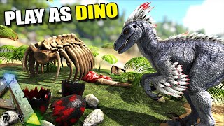 WE MAKE A RAPTOR DEN   PLAY AS DINO  ARK SURVIVAL EVOLVED [upl. by Rammus]