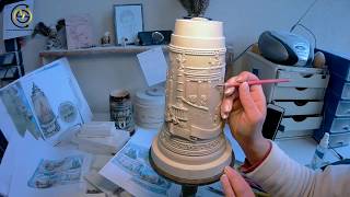 Beer stein – From Scratch – How it’s made – authentic German [upl. by Angeline906]