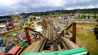 Classic Coaster front seat onride HD POV 60fps Washington State Fair [upl. by Deny]