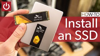 How to Install An SSD in a PC [upl. by Faustus407]