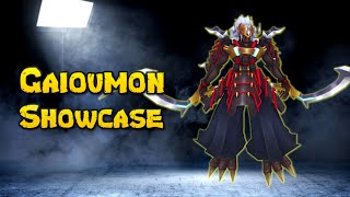 Gaioumon  Showcase  Digimon Masters Online [upl. by Ennazor]