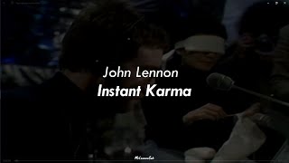 John Lennon  Instant Karma Sub Español [upl. by Forrer]