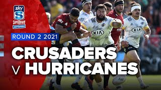 Super Rugby Aotearoa  Crusaders v Hurricanes  Rd 2 Highlights [upl. by Ettennej882]