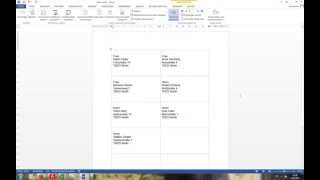 Microsoft Word EtikettenVorlage erstellen amp Seriendruck einfügen Deutsch German Tutorial [upl. by Mulloy252]