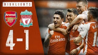 🔥 OZILS FREEKICK 🔥 Arsenal 41 Liverpool  Highlights  April 4 2015 [upl. by Meara]