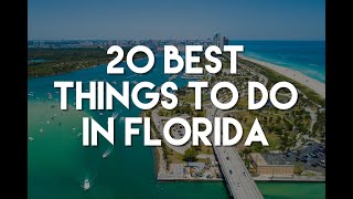 20 Best Things To Do in Florida  Miami Orlando Tampa Travel Guide [upl. by Eidorb44]