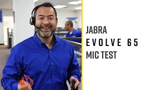 Jabra Evolve 65  Mic Test [upl. by Llerdnek]