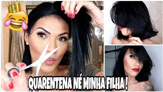 COMO CORTAR O CABELO EM CAMADAS SOZINHA  CABELO CURTO♡ [upl. by Drake]