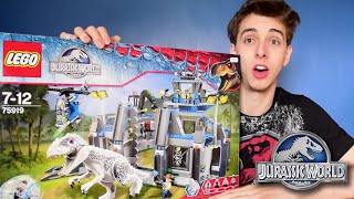 INDOMINUS REX  Indominus Rex Breakout Jurassic World Lego Set  ReviewBuild [upl. by Ahseneuq35]