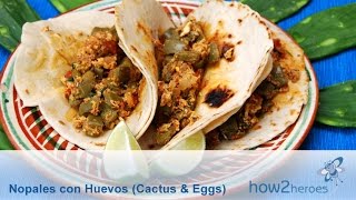 Nopales con Huevos Cactus w Eggs [upl. by Abigael]