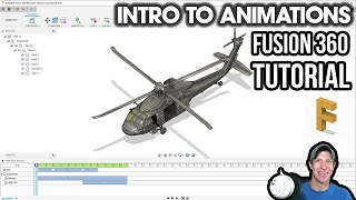 Getting Started Creating ANIMATIONS in Fusion 360  Beginners Start Here [upl. by Griff]