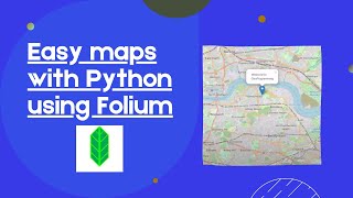 Introduction to Folium Python Tutorial For Beginners FSW 1 [upl. by Venator]