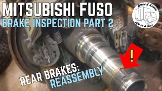 Fuso FG Rear Brake Inspection 2 [upl. by Norvin]