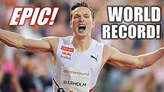 IT FINALLY HAPPENED  A LEGENDARY World Record in Mens 400 Hurdles for Karsten Warholm [upl. by Haye]