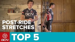 Top 5 Stretches To Do After A Ride  Cycling Fitness [upl. by Lamek196]