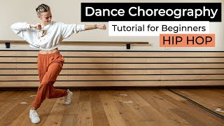 HIP HOP Dance Choreography Tutorial for Beginners  Free Dance Class at Home [upl. by Goldner]