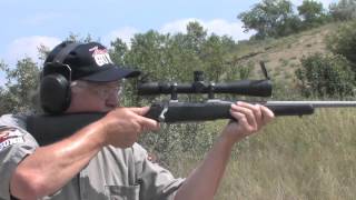 Operating a bolt action rifle working the bolt for speed and consistency [upl. by Ginsberg499]