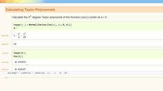 Introduction to Taylor Polynomials [upl. by Assiral169]