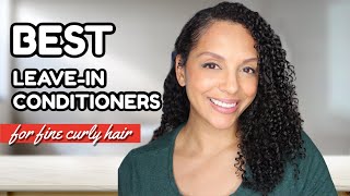 Best Leave In Conditioners for Fine Curly Hair  DISCOCURLSTV [upl. by Irroc63]