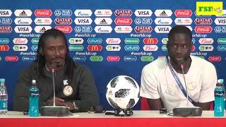 Aliou CISSE Coach de léquipe du Sénégal conférence de presse davant match Sénégal VS Pologne [upl. by Netsirhk]