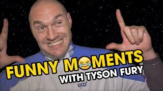 Tyson Fury  FUNNIEST MOMENTS from the GYPSY KING of Comedy [upl. by Ahseyk536]