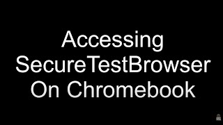 Accessing Secure Browser for CAASPP Testing [upl. by Abbye948]