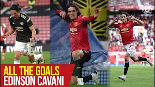 All The Goals  Edinson Cavani  Manchester United Season Review 202021 [upl. by Nnayar458]