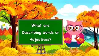 Describing words for grade 1  Adjectives  English Grammar  adjectives for class 1 [upl. by Afrikah]