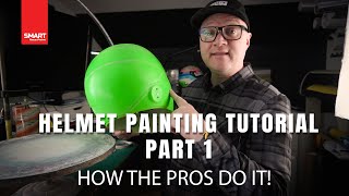 HELMET PAINTING TUTORIAL HOW THE PROS DO IT [upl. by Brunhilde]