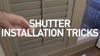 Shutter installation trick [upl. by Cramer]