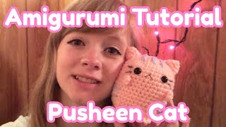 Amigurumi Beginner Tutorial  Pastel Pusheen Cat Crochet [upl. by Bahr904]