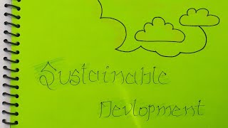 sustainable development project class 12th economics made by  MUSKAN [upl. by Yornek956]