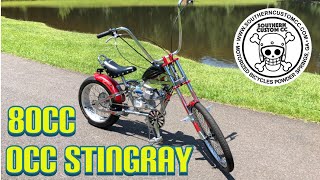 OCC Schwinn Stingray 80cc Chopper Build by Southern Custom CC [upl. by Atram]