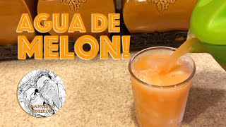 Agua de Melon  Cantaloupe Drinking Water [upl. by Lash]