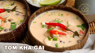 Authentic Tom Kha Gai Thai BEST EVER Coconut Chicken Soup [upl. by Maurine415]